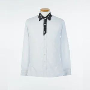 교복몰 블랙체크카라 동복 셔츠 교복셔츠 교복 학생복