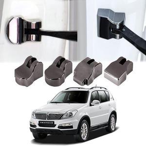 [ME92O18R_52C0]도어체커 렉스턴 W 전용 커버 블랙크롬