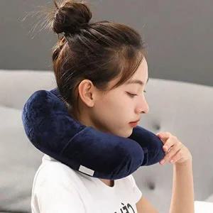 [셀러허브 패션][JHQS934Q_52AQ]라텍스 소재 데일리 기내용목베게 차량