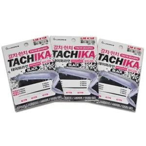 루웍스 갈치 한치 타이이카 테이퍼라인 쇼크리더 LWT-152 갈치낚시 한치낚시 블랙라인