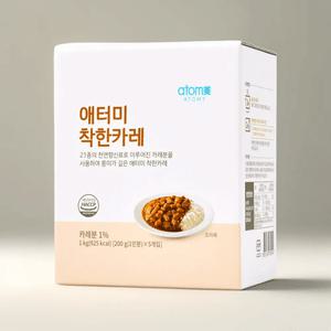 애터미 착한카레 200G X 5개 5인분 최신제조 21가지 천연향신료 국내산 닭고기