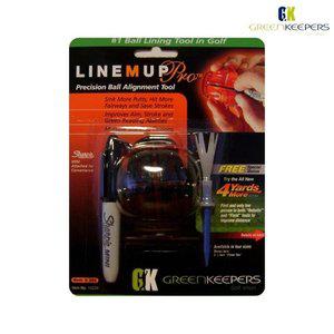 그린키퍼스 라인엠업 프로 볼라이너 샤피 미니펜 4야드더 골프티 세트 블랙