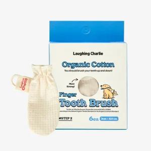 래핑찰리 코튼 강아지 손가락칫솔 STEP2 6p