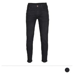 필렌 워싱 슬림핏 9부 데님 팬츠_차콜