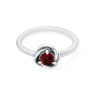 [편집샵 언커먼레이블][판도라] 판도라 반지 192993C01 모먼트 레드 이터니티 서클 실버 여성반지 당일발송