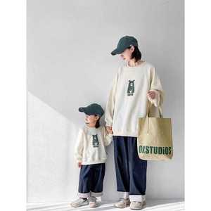 곰돌이 맨투맨 오버핏 돌아기 키즈 패밀리룩 빅사이즈