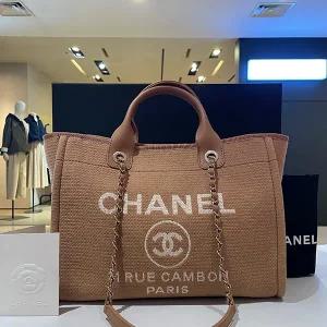 [대구백화점] [샤넬]도빌 스몰 쇼퍼 체인 숄더백 (24년 내장칩 AS3351)