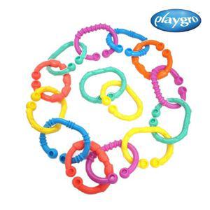 그로 뉴아기놀이 촉각링크 고리 치 24PCS 아기선물 유아용 소근육 오감발달