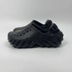 국내매장 크록스 에코 클로그 블랙 여름신발 슬리퍼