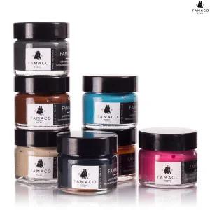 FAMACO 가죽 염색약 염색제 가죽로션 컬러 변색 스크래치 구두약 가방염색약 염색로션 코팅제 운동화 신발