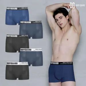 보디가드/ 남자 팬티 5매 세트 메쉬 남성 드로즈 속옷 추천 쿨 프리컷팅 B
