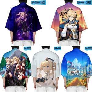 발로란트 무기 칼 원신 임팩트 기모노 하오리 망토 하라주쿠 라이덴 쇼군 코스프레 코스튬 모나 탑 일본 스