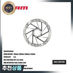 SRAM-HS2 로터 디스크 브레이크 6 볼트 두꺼운 160mm MTB  자전거  사이클링