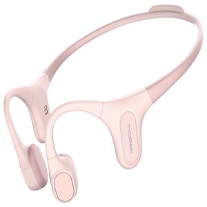 모자와 런플러스 핑크 골전도 오픈형 이어폰 블루투스 헤드폰 통화 방수 32GB 수영 헬스