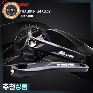 KEOS 시마노 데크레 M5100 MTB 크랭크셋 170mm 스프로킷 7 8 9 속도 32T 38TCrowns 자전거