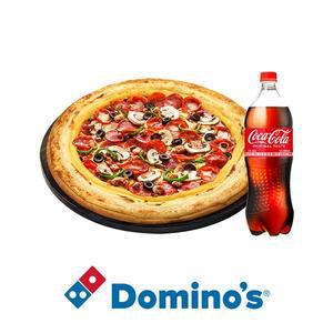 [도미노피자] (오리지널) 슈퍼디럭스 치즈버스트 L +