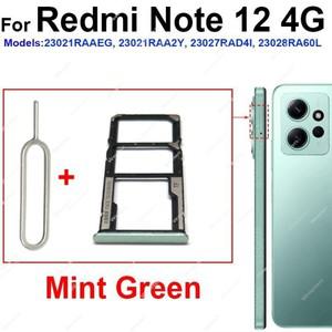 Redmi Note 12 Pro Plus 4G 카드 리더 SIM 슬롯 교체 부품 용 Sim 트레이