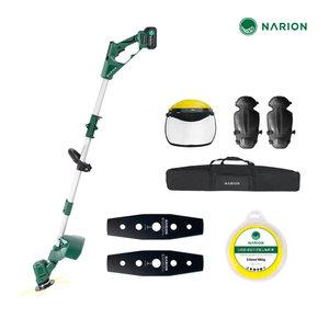 나리온 21V 무선 예초기 NJY-4000 충전 전기 전동 예취기 벌초기