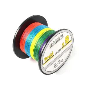 8합사 낚싯줄 2호 500M 5색 에깅 중층 스크래치방지