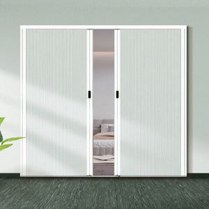 보일러실문 자바라 슬라이딩 조립 셀프 미닫이 접이식 화이트 전기 커튼월 베란다 프레임