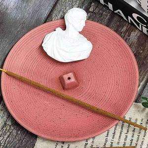 핑크 인센스세련 스틱향 향받침대 홀더 스틱 접시 형