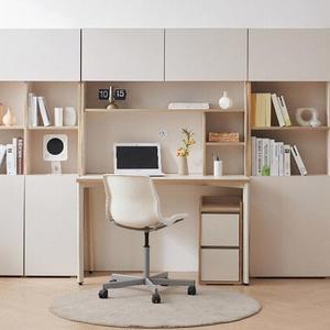 D44 12심플00 전면 5단책장 책상 세트 SH3574