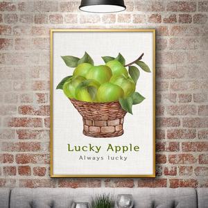 사과그림 액모던자 A2 3APP5 풍수그림 돈들어오는