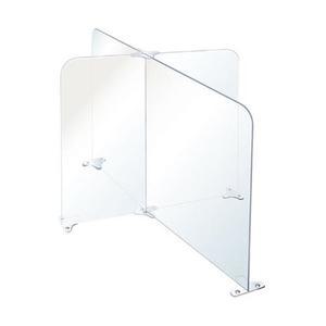 안티 비말차유행단 테이블 칸막이 가림막 4인용 포맥스 5T