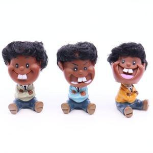 (쓰리몰) 세련3P세트 추억의 못난이인형 (건치) 장식품