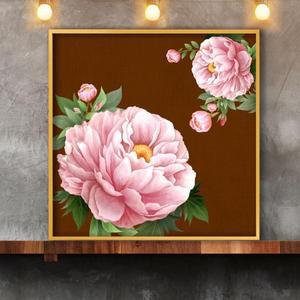 목단그림액자유니 풍수그림 돈들어오는 꽃그림 50goldAL6