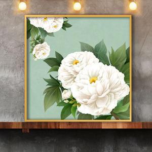 목단그림액자유행 풍수그림 돈들어오는 꽃그림 50goldAL12