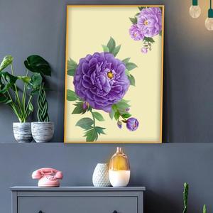 목단그림액자세련 풍수그림 돈들어오는 꽃그림 A2gdAL4