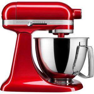 KitchenAid Artisan 미니 3.5쿼트 틸트 헤드 스탠드 믹서 KSM3316X 캔디 애플 레드