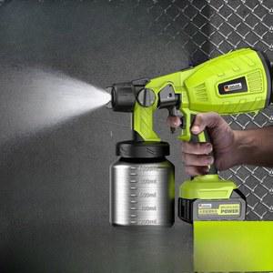 도장 페인트 3노즐 후끼 분사기 충전식 에어스프레이건 도장끼 물뿌리개 무선스프레이건 독일