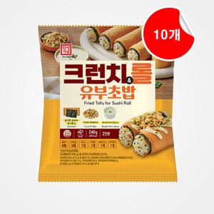 [한성기업] 크런치앤롤 유부초밥 240g, 10개
