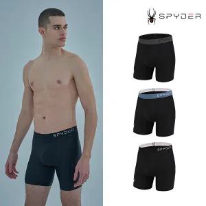 [스파이더] 남성 퍼포먼스 블랙구성 롱드로즈 3종세트