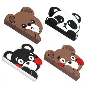 곰돌이 차량용 문콕방지 도어가드 자동차패드 4p 1세트