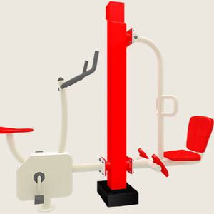 TK 우리 WRSP-4955 자전거+오금펴기 2인용 철재 복합형