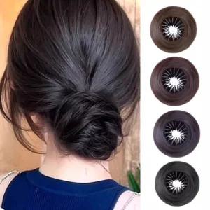 델로스 당고머리 똥머리 올림머리 만두머리 부분가발 패션가발