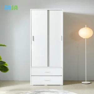 800 제이 슬라이딩 2단 서랍형 행거형 옷장