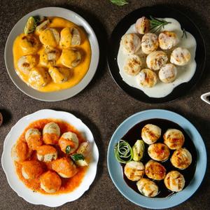 [오쿡]소스 닭가슴살볼 4종 혼합 20팩(바베큐5+매콤까르보5+핫치즈5+크림치즈5)