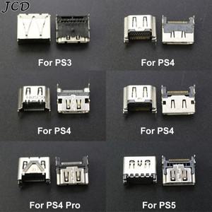JCD 교체 HDMI 호환 포트 디스플레이 소켓 잭 인터페이스 커넥터 PS5 PS4 슬림 프로 PS3 콘솔용 1 개
