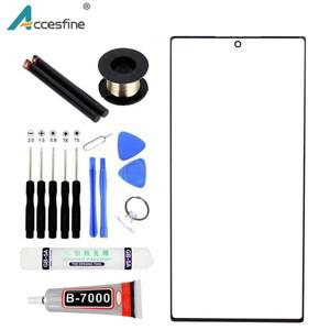 삼성 갤럭시 S24 울트라 S23 S21 S22 5G LCD 터치 패널 교체 용 OCA 수리 키트가있는 스크린 전면 유리