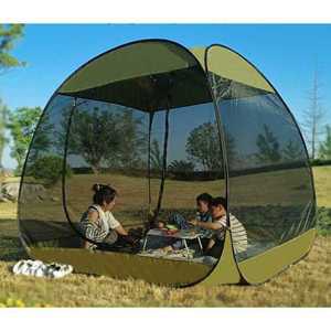 야외 모기장 텐트 원터치 자동 방충망 낚시 캠핑 벌레차단