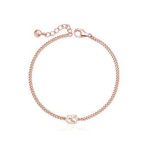 [헬로키티]주얼리 실버 샤인 체인팔찌 HLSBR289-P