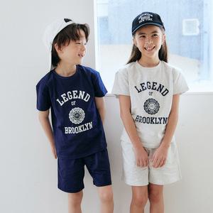 룰루모어 주니어 상하세트 LU123 브루클린 남아아동복 초등학생여아 키즈 여름남매룩스쿨룩