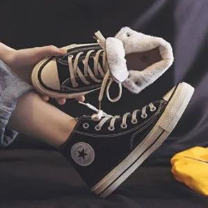 여성 스니커즈 데일리 털안감 운동화 보온 남성 겨울-WFGBE3I