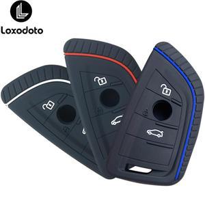 [누리정비]실리콘 원격 자동차 키 체인 홀더 케이스 커버 BMW F48 F46 F10 F20 F30 X1 X2 X3 X4 X5 X6 Z4 1