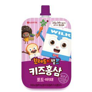 브레드이발소 키즈홍삼 포도야채 100ml