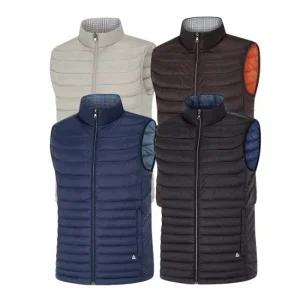 콜핑 남성 등산 웰론 등산 조끼 겨울 안감배색 집업